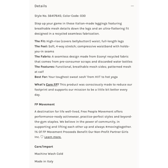 Free people running through my mind leggings - Picture 4 of 7